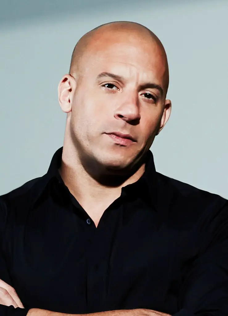 Vin Diesel Clean-shaven Head