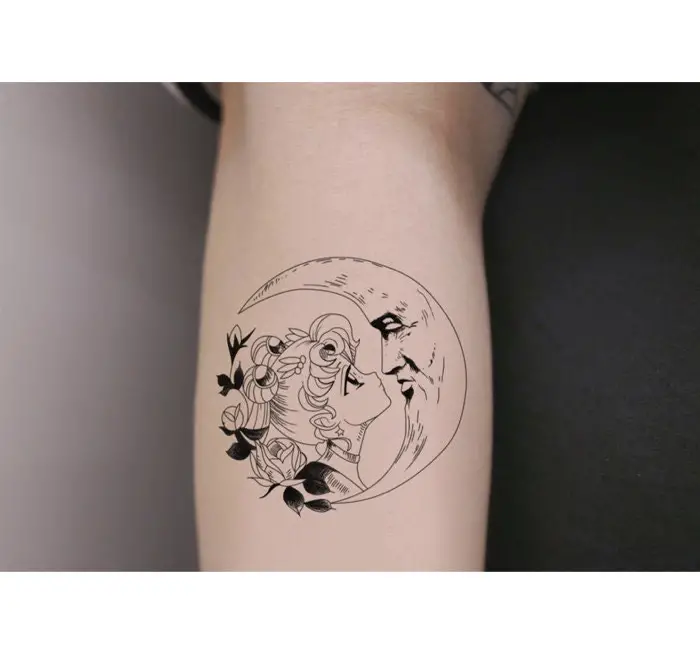 Sailor Moon Anime Tattoo