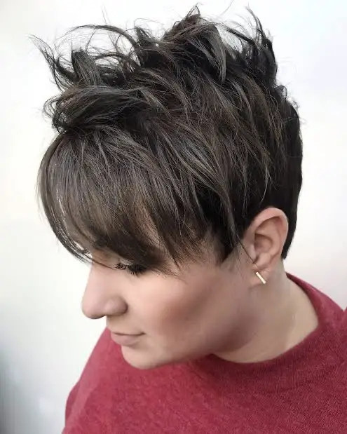 Pixie Hair For Double Chin Women