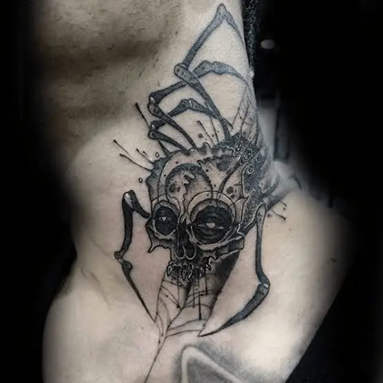 Spider Skull Tattoo