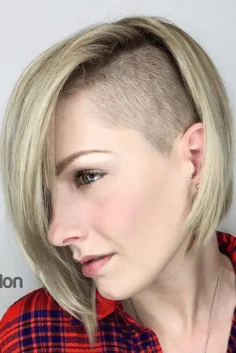 Side Shaved Hairstyle