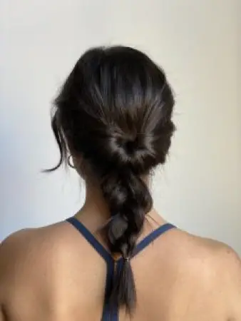 Sporty Hairstyle Loose Twisted Ponytail
