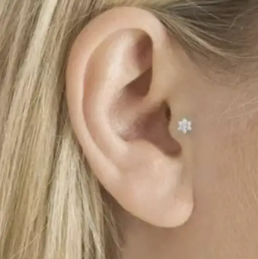 Piercing of the Tragus