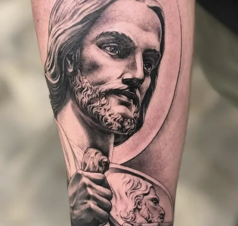 Tattoo of Saint Jude the Apostle