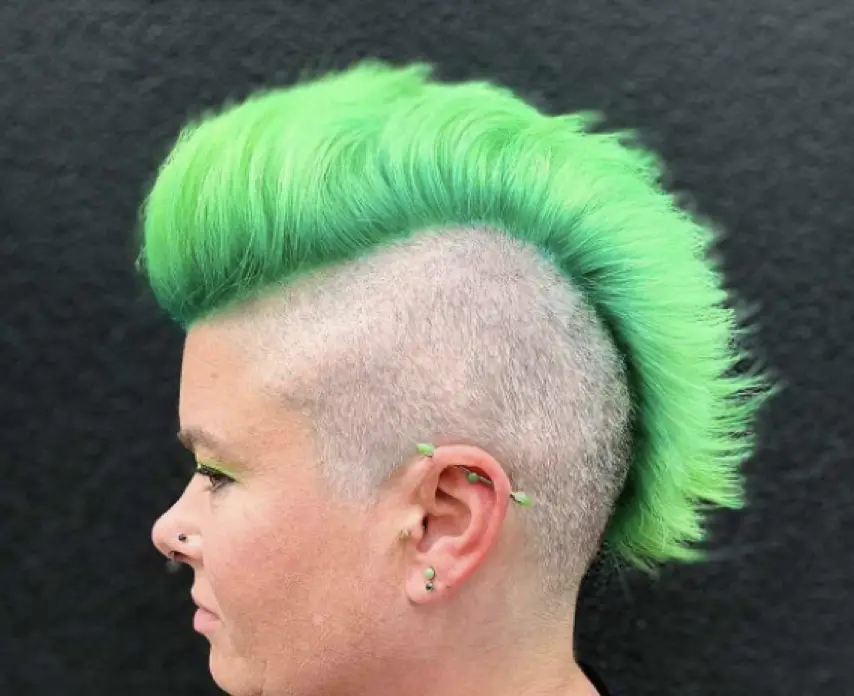 90s Mohawk Alt Hairstyle