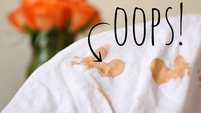 Remove stain on clothes