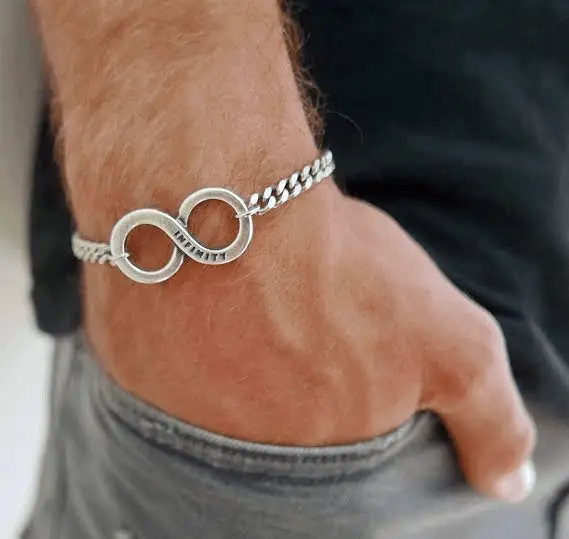 Men's Infinity Bracelet