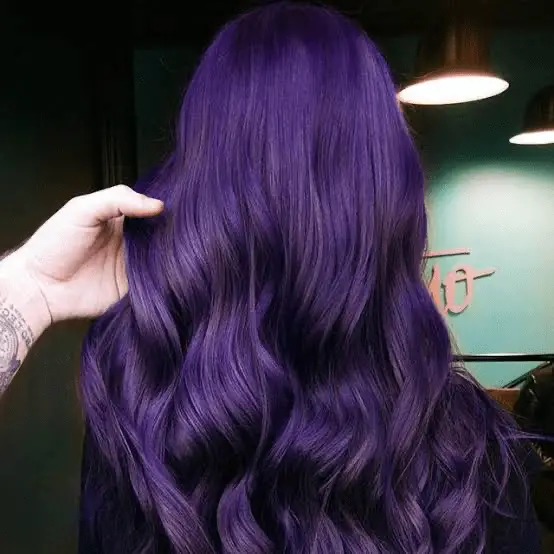 Deep Purple Hair