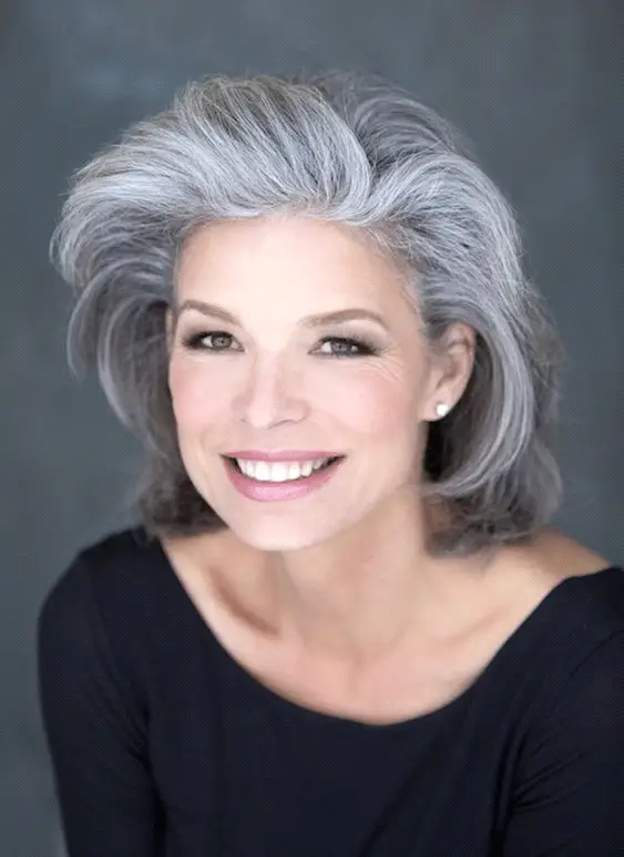 Gray Hairstyle Look