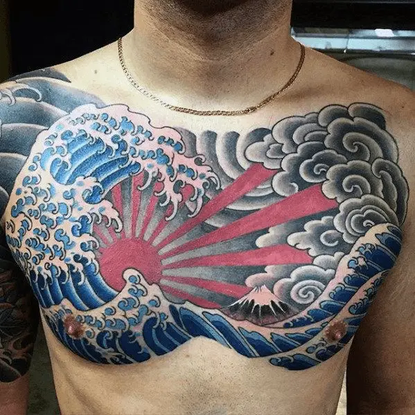 Japanese Wave Tattoo