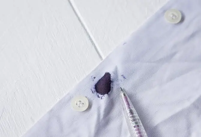 Ink On Shirt