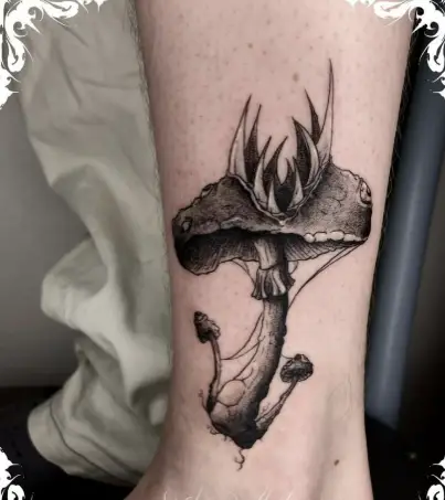 Mushroom Shading Tattoo