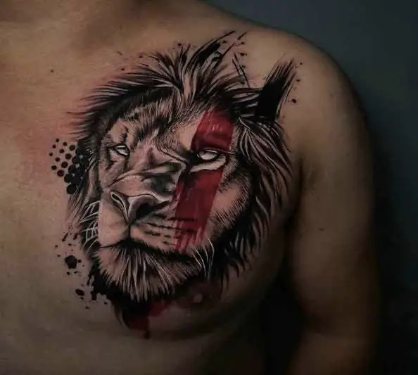 Trash Polka Tattoos Inspired by Lions