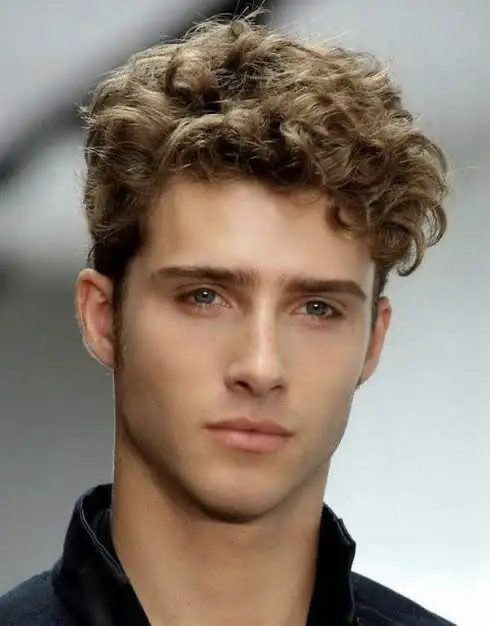 Country Boy Curly Top Hairstyle