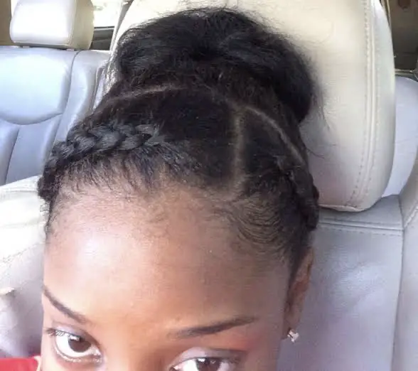 Black Girl Braided Front Hair