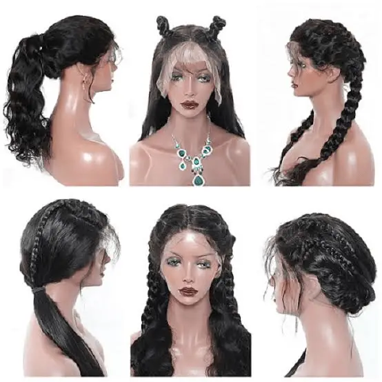 Different wig styles