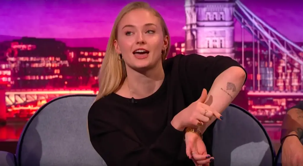 Maisie Williams and Sophie Turner Matching Date Tattoos