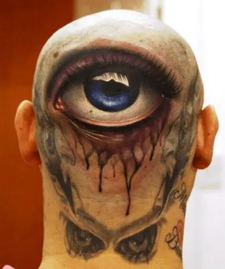 3D eye tattoo