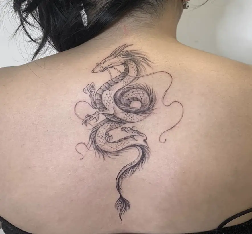 Dragon Anime Tattoo