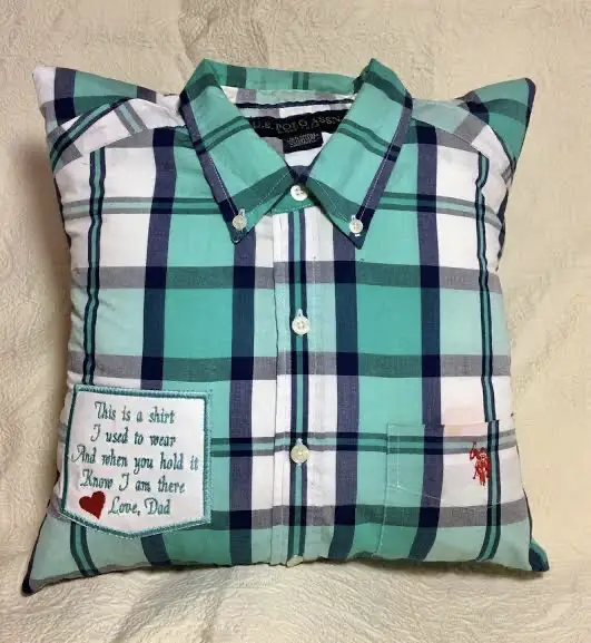 Memory Pillow From Shirt
