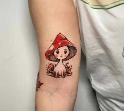 Mushroom Fairies Tattoo