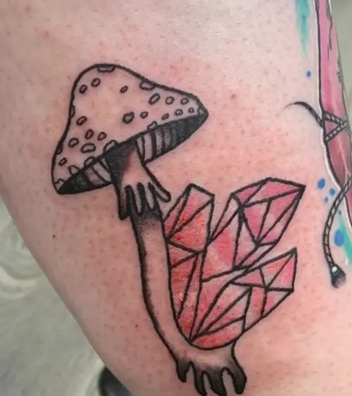 Bold Mushroom Tattoo
