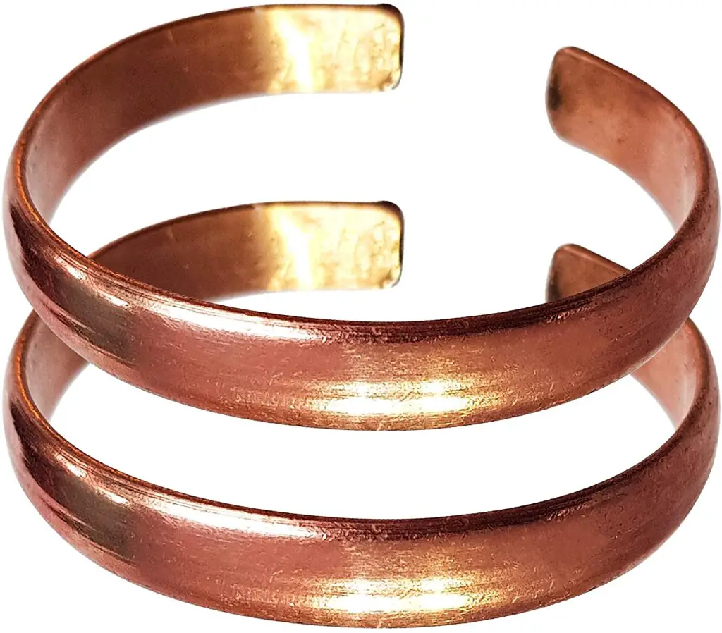 Coated Copper Bracelets