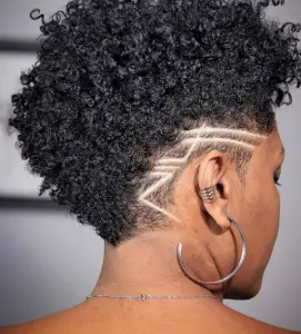 Curly Mohawk Alt Hairstyle