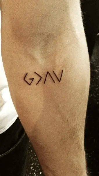 God Is Greater Than The Highs and Lows Tattoo