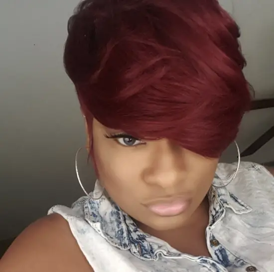 27 Piece Red Hairstyle Short