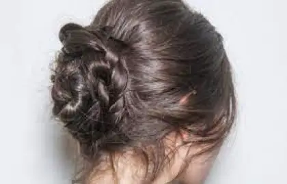 Sporty Hairstyle Braid Bun with Swirl