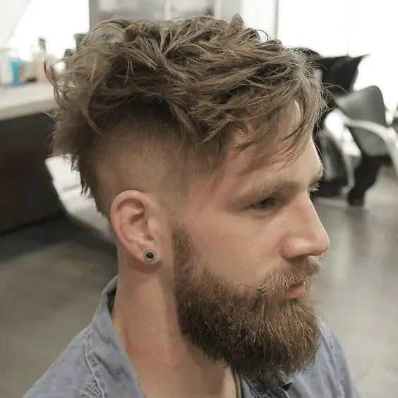 Messy Hair Cut With Perfect Fade
