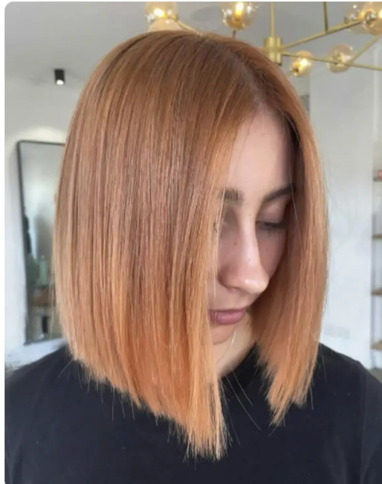 An Ombre of Copper and Peach