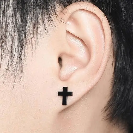 Cross Earring Studs