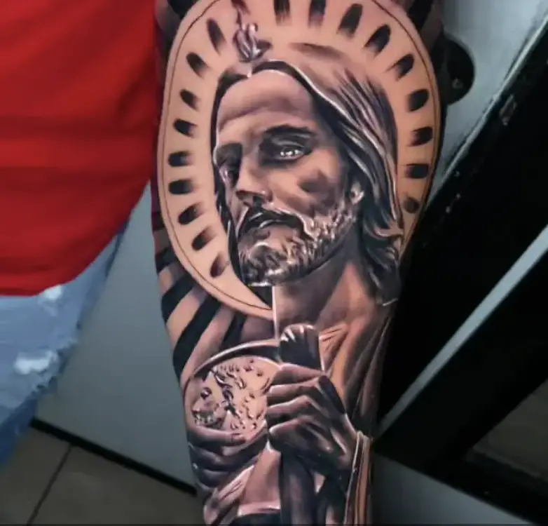 San Judas Sumbolic Tattoo