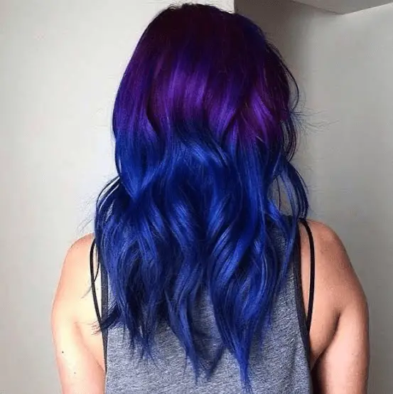 Blue Purple Hair