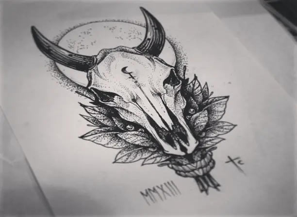 Animal Skull Tattoo