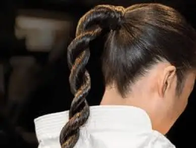 Rope Braid Sporty Hairstyle
