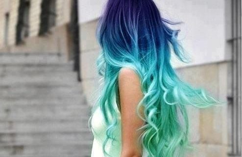 Rainbow of The Ocean Hairstyle