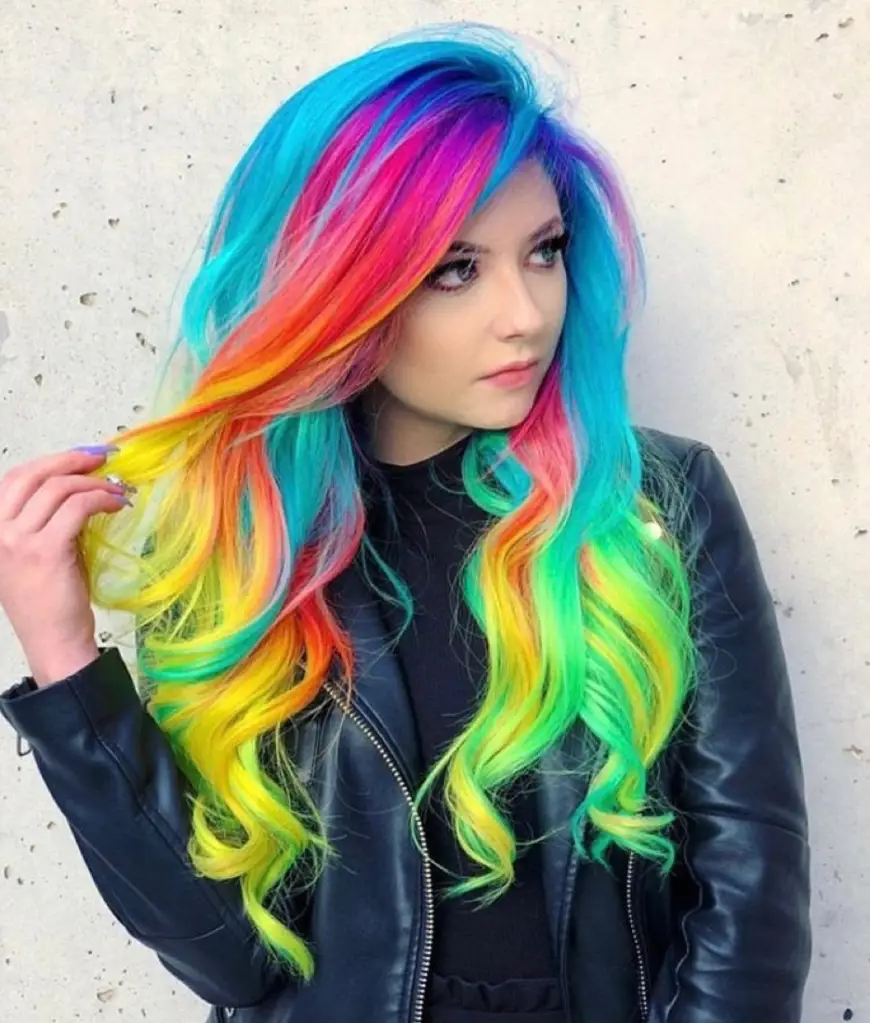 Eye Candy Rainbow Hairstyle