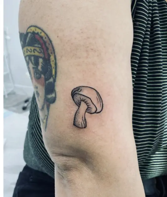 Artistic Mushroom Tattoo