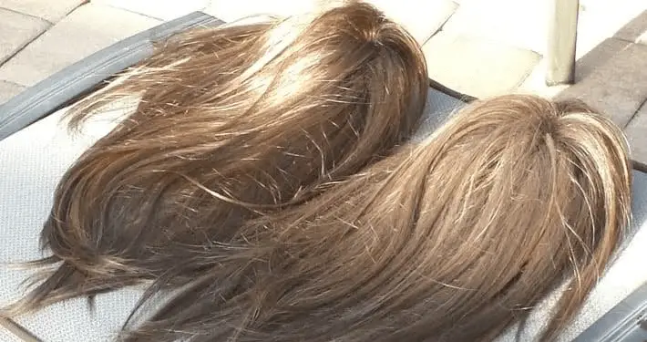 Shiny wigs