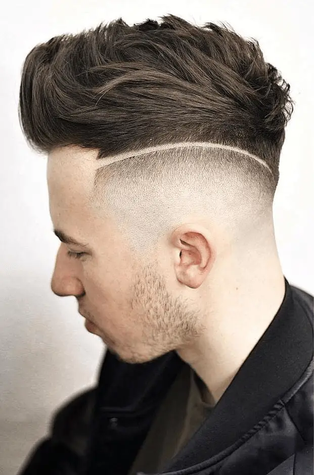 The Disconnected Low Drop Fade Haircut