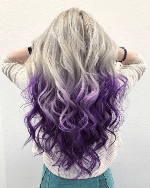 Purple Ombre Hair