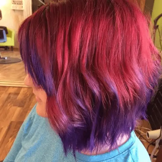 Red Purple Hair